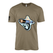 USS Queenfish (SS-393) Submarine T-Shirt Tactically Acquired Coyote Brown S