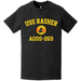 USS Rasher (AGSS-269) Tonkin Gulf Yacht Club T-Shirt Tactically Acquired   