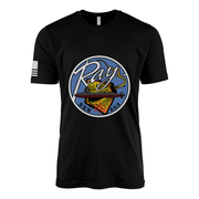 USS Ray (SSN-653) Submarine T-Shirt Tactically Acquired Black L