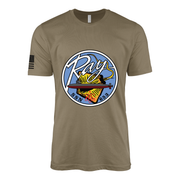 USS Ray (SSN-653) Submarine T-Shirt Tactically Acquired Coyote Brown S