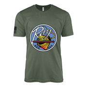 USS Ray (SSN-653) Submarine T-Shirt Tactically Acquired Military Green XL