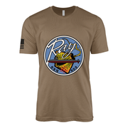 USS Ray (SSN-653) Submarine T-Shirt Tactically Acquired Woodland Brown M