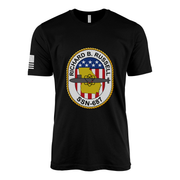 USS Richard B. Russell (SSN-687) Submarine T-Shirt Tactically Acquired Black L