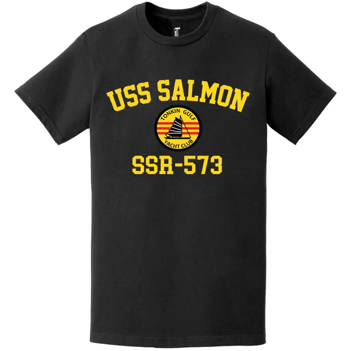 USS Salmon (SSR-573) Tonkin Gulf Yacht Club T-Shirt Tactically Acquired   