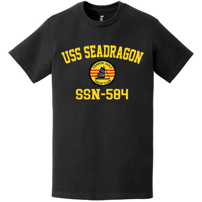 USS Seadragon (SSN-584) Tonkin Gulf Yacht Club T-Shirt Tactically Acquired   