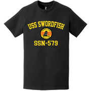 USS Swordfish (SSN-579) Tonkin Gulf Yacht Club T-Shirt Tactically Acquired   