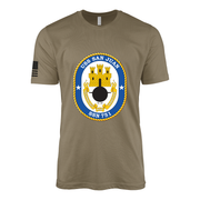 USS San Juan (SSN-751) Submarine T-Shirt Tactically Acquired Coyote Brown S