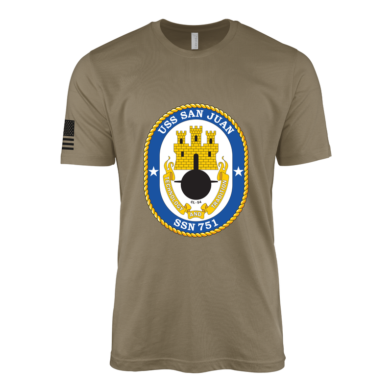 USS San Juan (SSN-751) Submarine T-Shirt