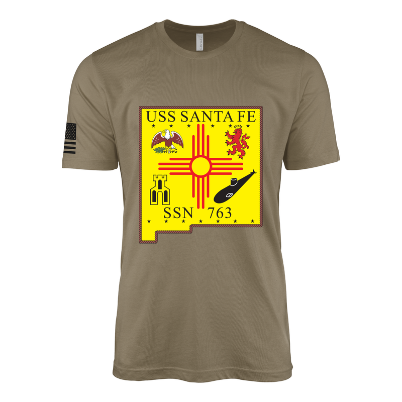 USS Santa Fe (SSN-763) Submarine T-Shirt