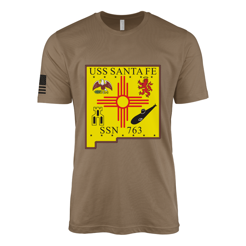 USS Santa Fe (SSN-763) Submarine T-Shirt