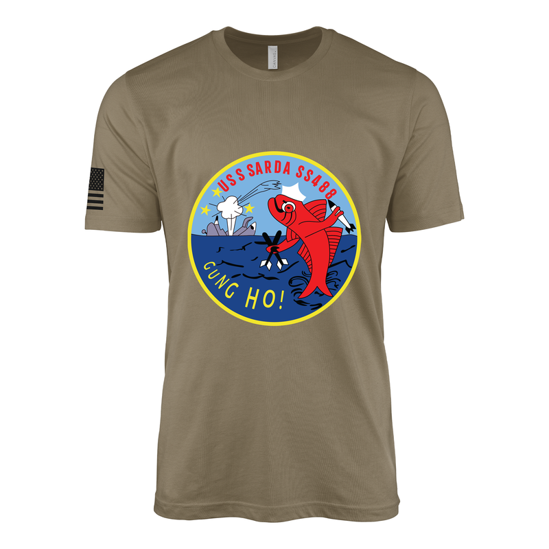 USS Sarda (SS-488) Submarine T-Shirt