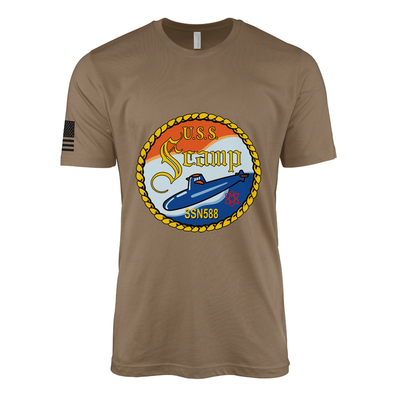 USS Scamp (SSN-588) Submarine T-Shirt