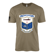 USS Scorpion (SSN-589) Submarine T-Shirt Tactically Acquired Coyote Brown S