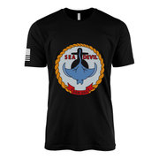 USS Sea Devil (SSN-664) Submarine T-Shirt Tactically Acquired Black L