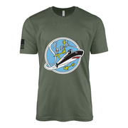 USS Shark (SSN-591) Submarine T-Shirt Tactically Acquired Military Green XL