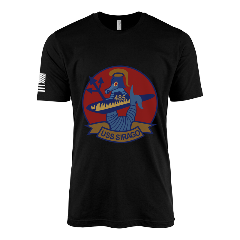 USS Sirago (SS-485) Submarine T-Shirt