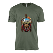 USS South Dakota (SSN-790) Submarine T-Shirt Tactically Acquired Military Green XL