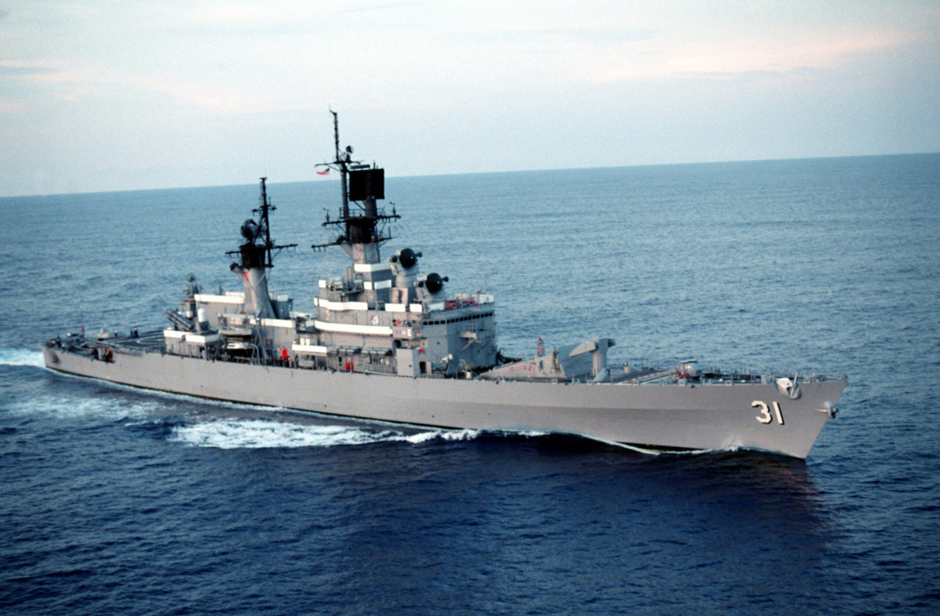 USS Sterett on 7 September 1990