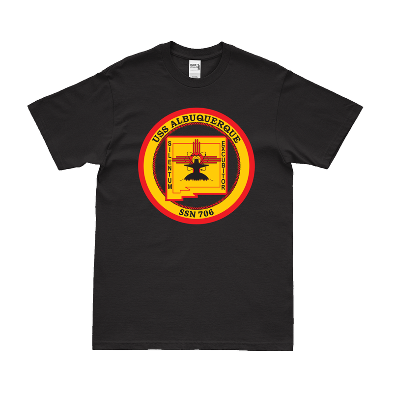 USS Albuquerque (SSN-706) Submarine Logo Emblem T-Shirt