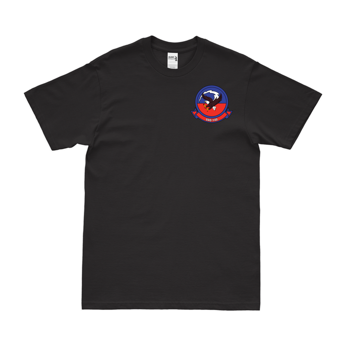 VAQ-140 Squadron Left Chest Emblem T-Shirt Tactically Acquired Black Small 