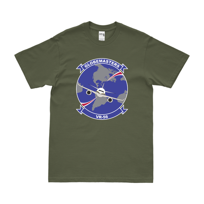 Fleet Logistics Support Squadron 56 (VR-56) T-Shirt Tactically Acquired Military Green Clean Small