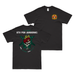 Double-Sided 9th POB (Airborne) Snake Eaters T-Shirt Tactically Acquired Black Small 