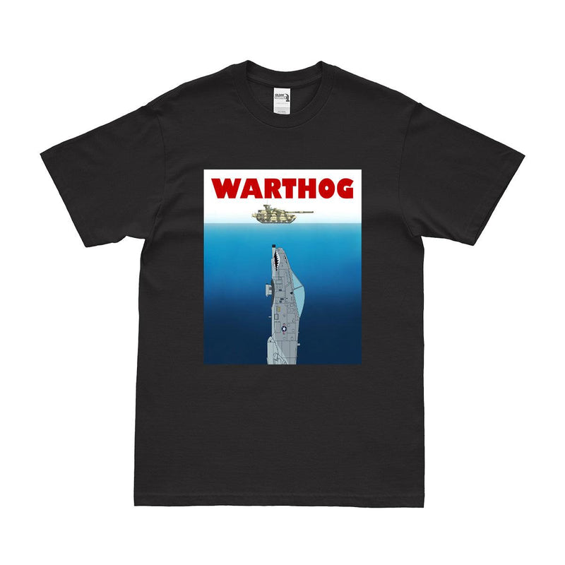 A-10 Thunderbolt II Warthog Jaws Military Aviation T-Shirt