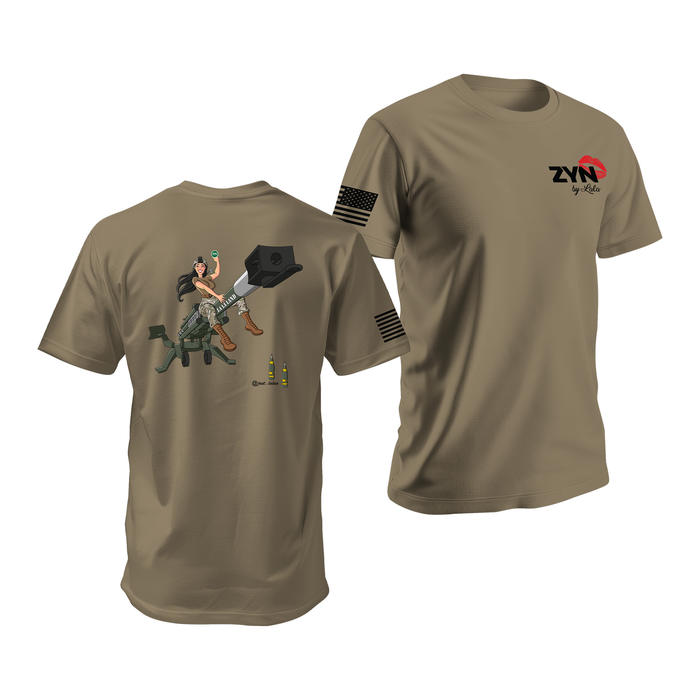 ZYN by Lala: Princess of Battle ZYN Flavors Field Artillery T-Shirt Tactically Acquired