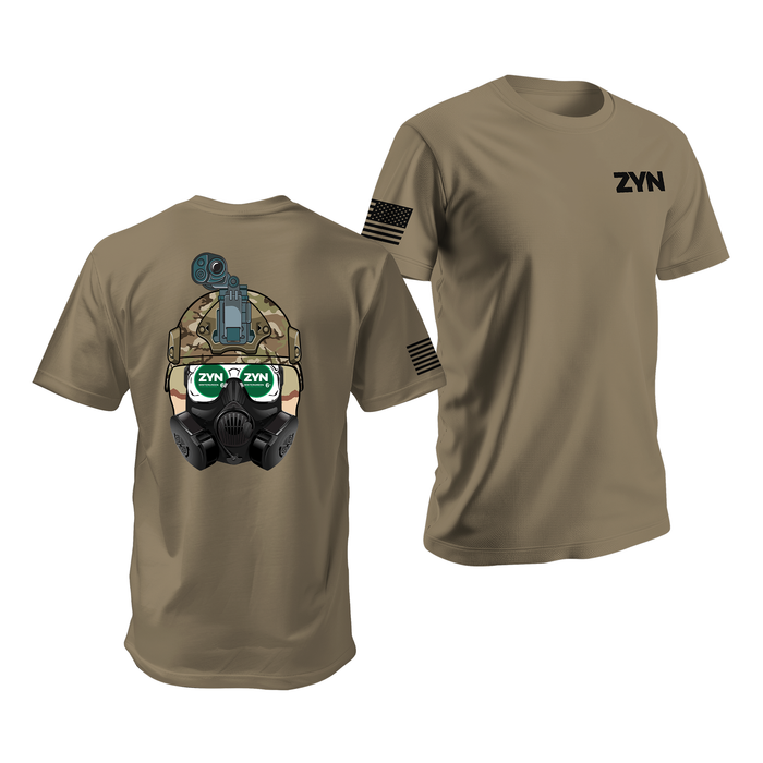 Zyn CBRN Skull T-Shirt Tactically Acquired   