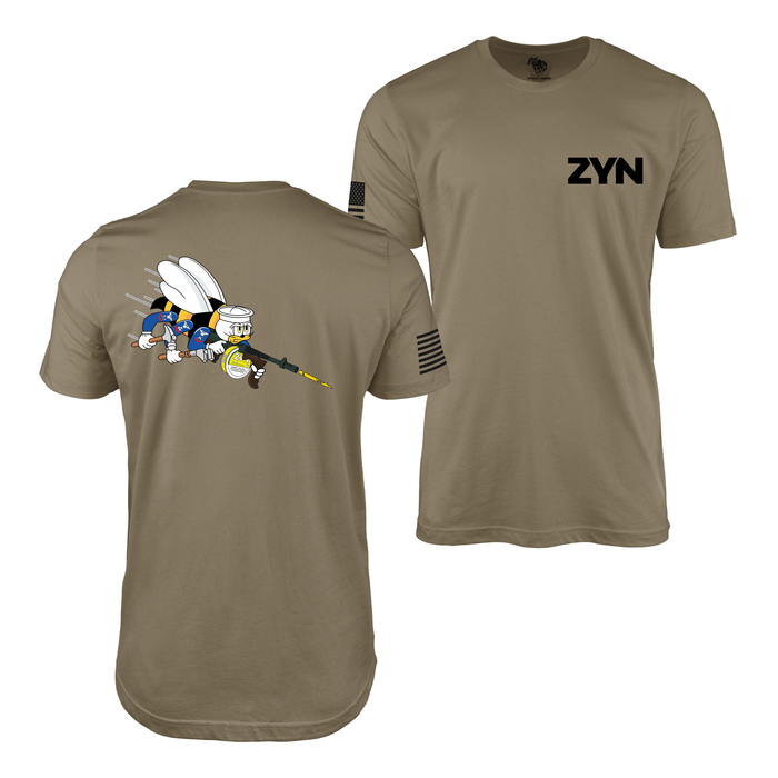 Zyn U.S. Navy Seabees T-Shirt Tactically Acquired