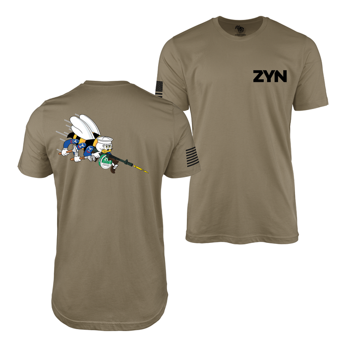 Zyn U.S. Navy Seabees T-Shirt Tactically Acquired
