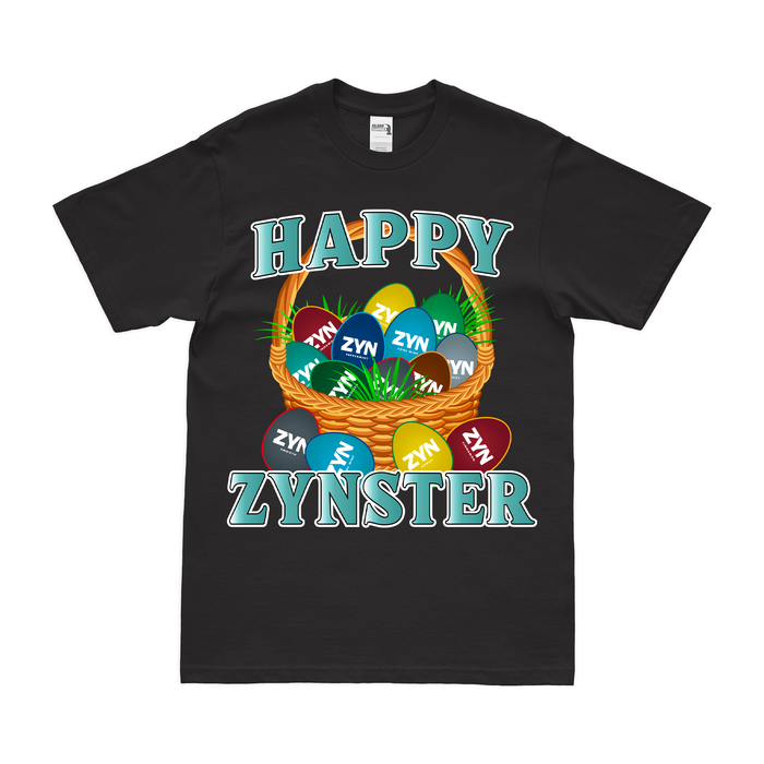 Happy Zynster - Zyn Easter Egg T-Shirt Tactically Acquired Black Small 