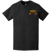 A Co 2-327 Infantry Regiment "Gators" Ranger Tab Left Chest T-Shirt Tactically Acquired   