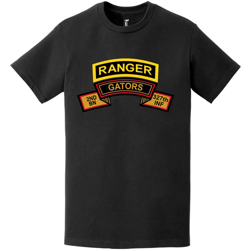 A Co "Gators" 2-327 Infantry Ranger Tab T-Shirt Tactically Acquired   