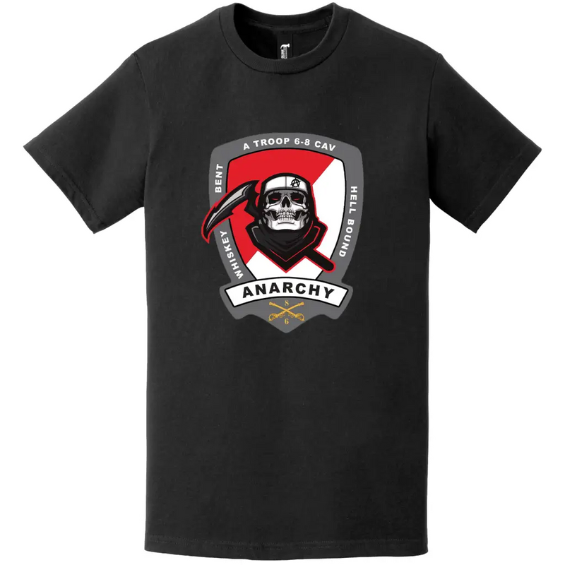 A Troop 6-8 Cavalry Regiment Logo T-Shirt