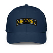 U.S. Army Airborne Tab Embroidered Adidas® Performance Cap Tactically Acquired Collegiate Navy  