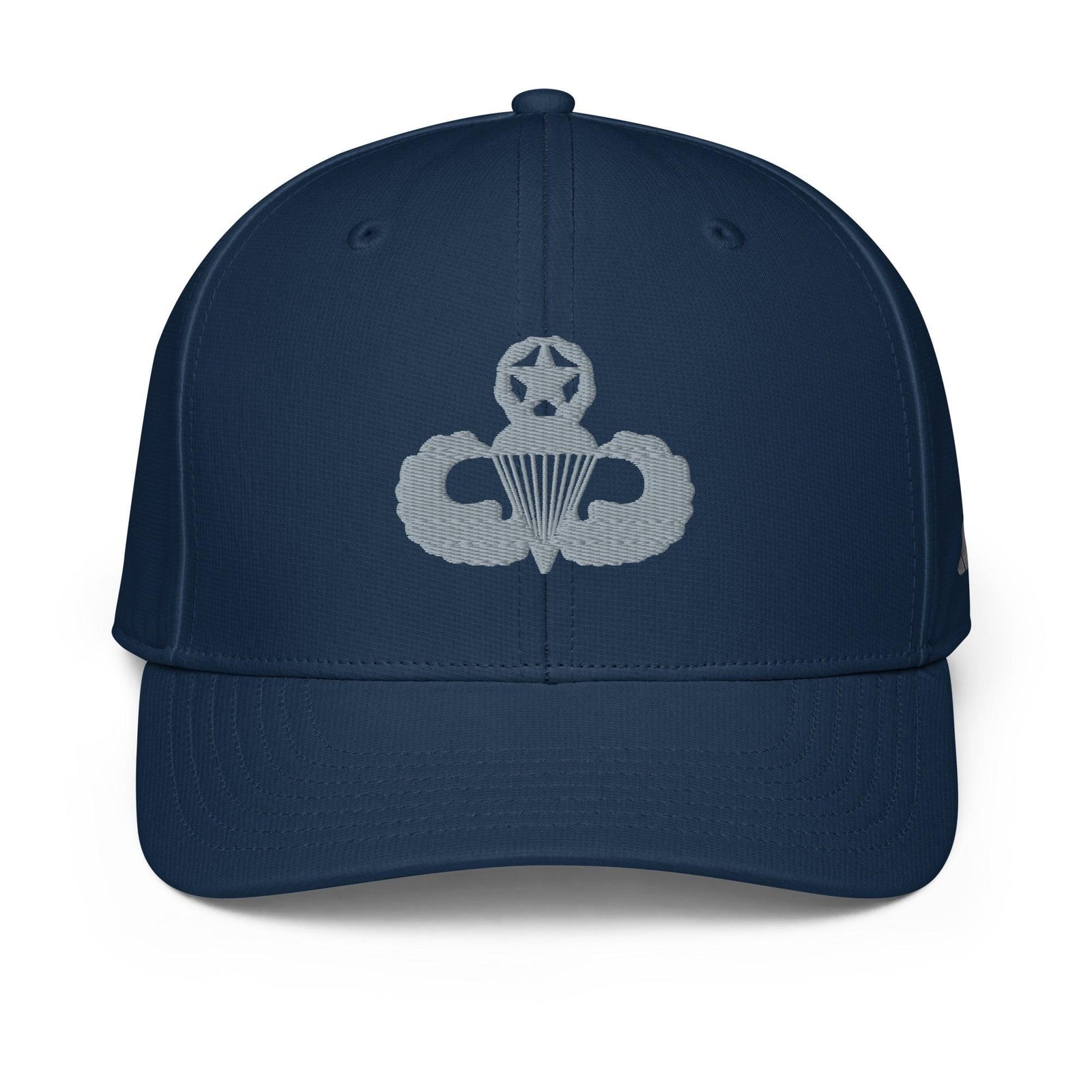 U.S. Army Master Parachutist Badge Embroidered Adidas® Paratrooper Performance Cap Tactically Acquired Collegiate Navy  