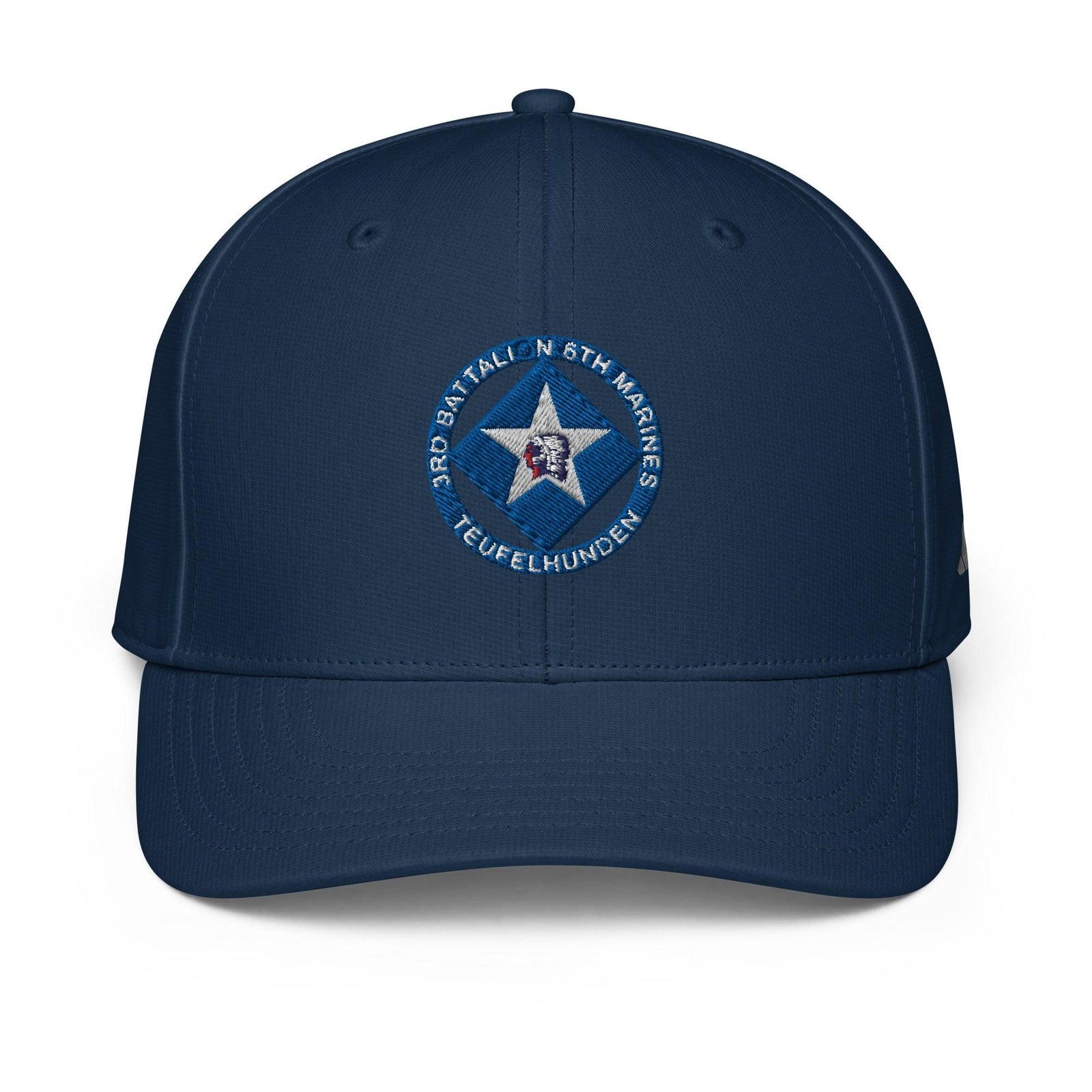 3/6 Marines Embroidered Adidas® Performance Cap Tactically Acquired Collegiate Navy  