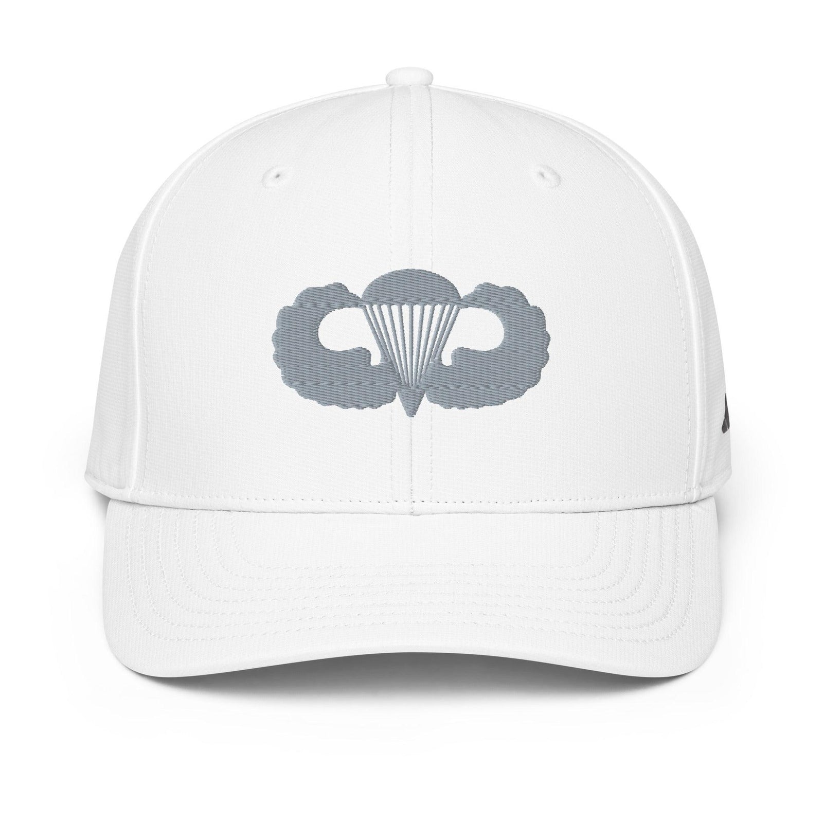 U.S. Army Parachutist Badge Embroidered Adidas® Paratrooper Performance Cap Tactically Acquired White  