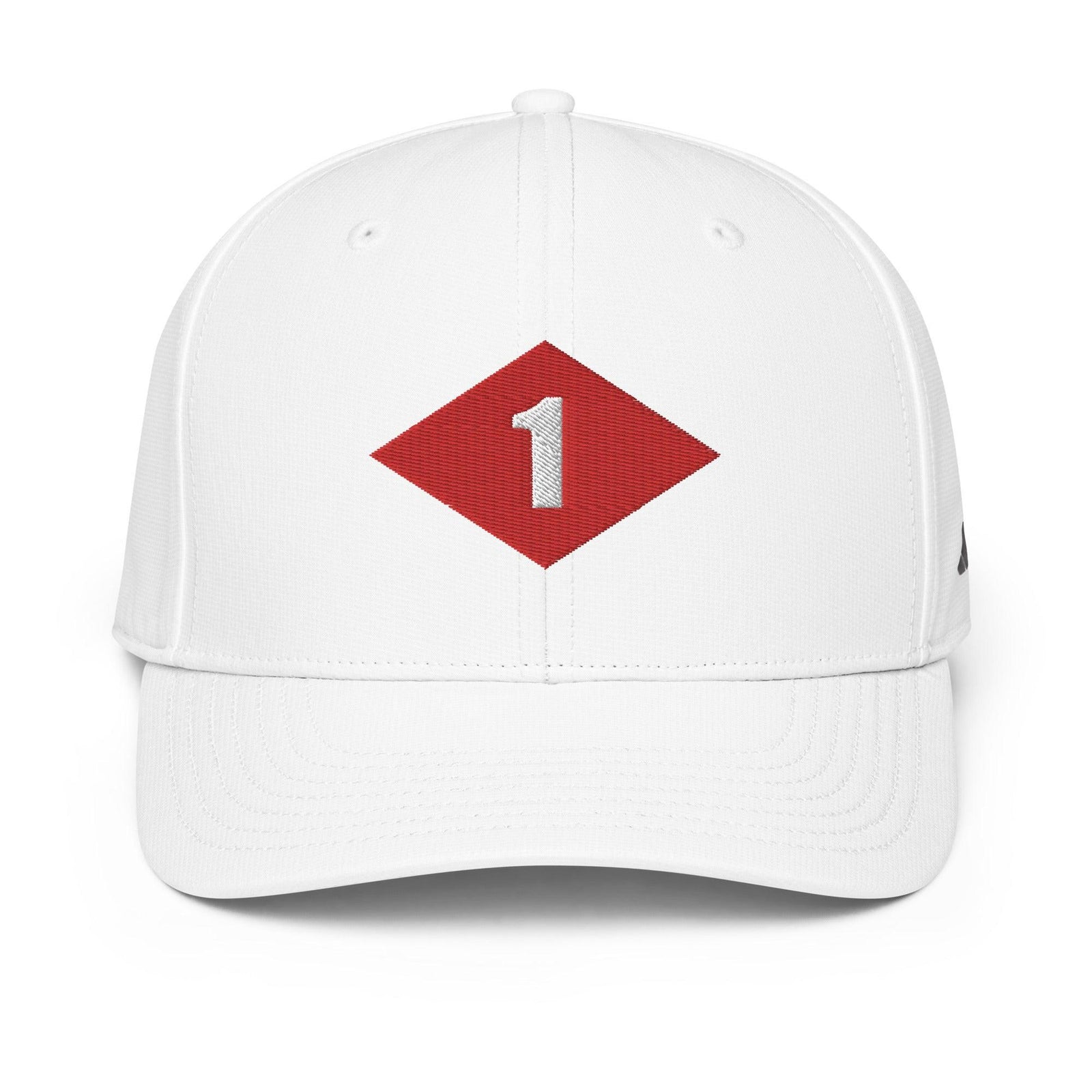 NMCB-1 Beep Embroidered Adidas® Performance Hat Tactically Acquired White  