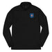 Marine Raiders Embroidered Adidas® Quarter Zip Pullover Tactically Acquired Black S 