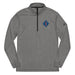 1st Marine Division Embroidered Adidas® Quarter Zip Pullover Tactically Acquired Black Heather S 
