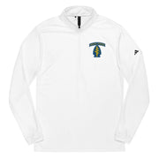 U.S. Army Special Forces Embroidered Adidas® Quarter Zip Pullover Tactically Acquired White S 