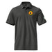 Tonkin Gulf Yacht Club Left Chest Emblem Adidas® Polo Shirt Tactically Acquired Black Melange S 