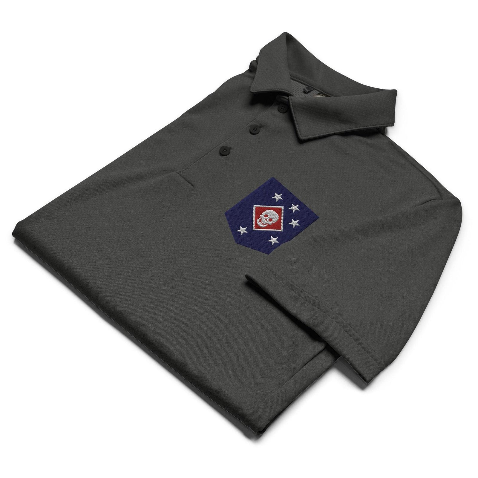 Marine Raiders Embroidered Adidas® Space-Dyed Polo Tactically Acquired   