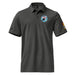 748th Bombardment Squadron Adidas® Unisex Space-Dyed Polo Tactically Acquired Black Melange S 