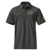 749th Bombardment Squadron Adidas® Unisex Space-Dyed Polo Tactically Acquired Black Melange S 