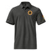 750th Bombardment Squadron Adidas® Unisex Space-Dyed Polo Tactically Acquired Black Melange S 