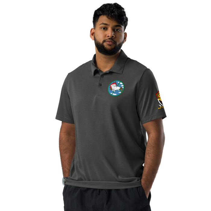 751st Bombardment Squadron Adidas® Unisex Space-Dyed Polo Tactically Acquired   