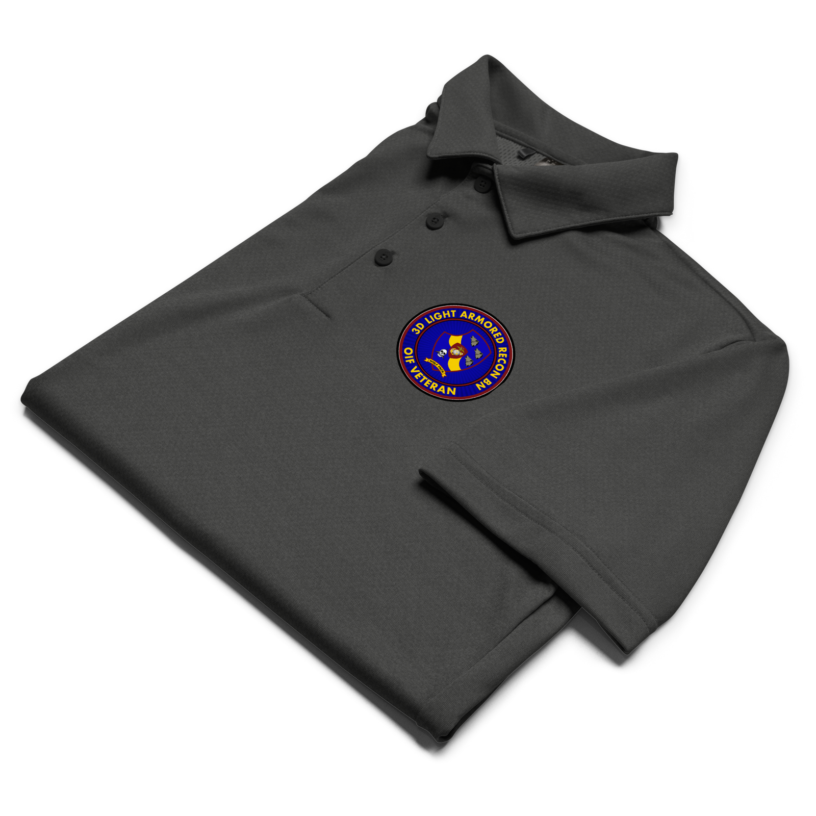 3d LAR OIF Veteran Adidas® Space-Dyed Polo Tactically Acquired   